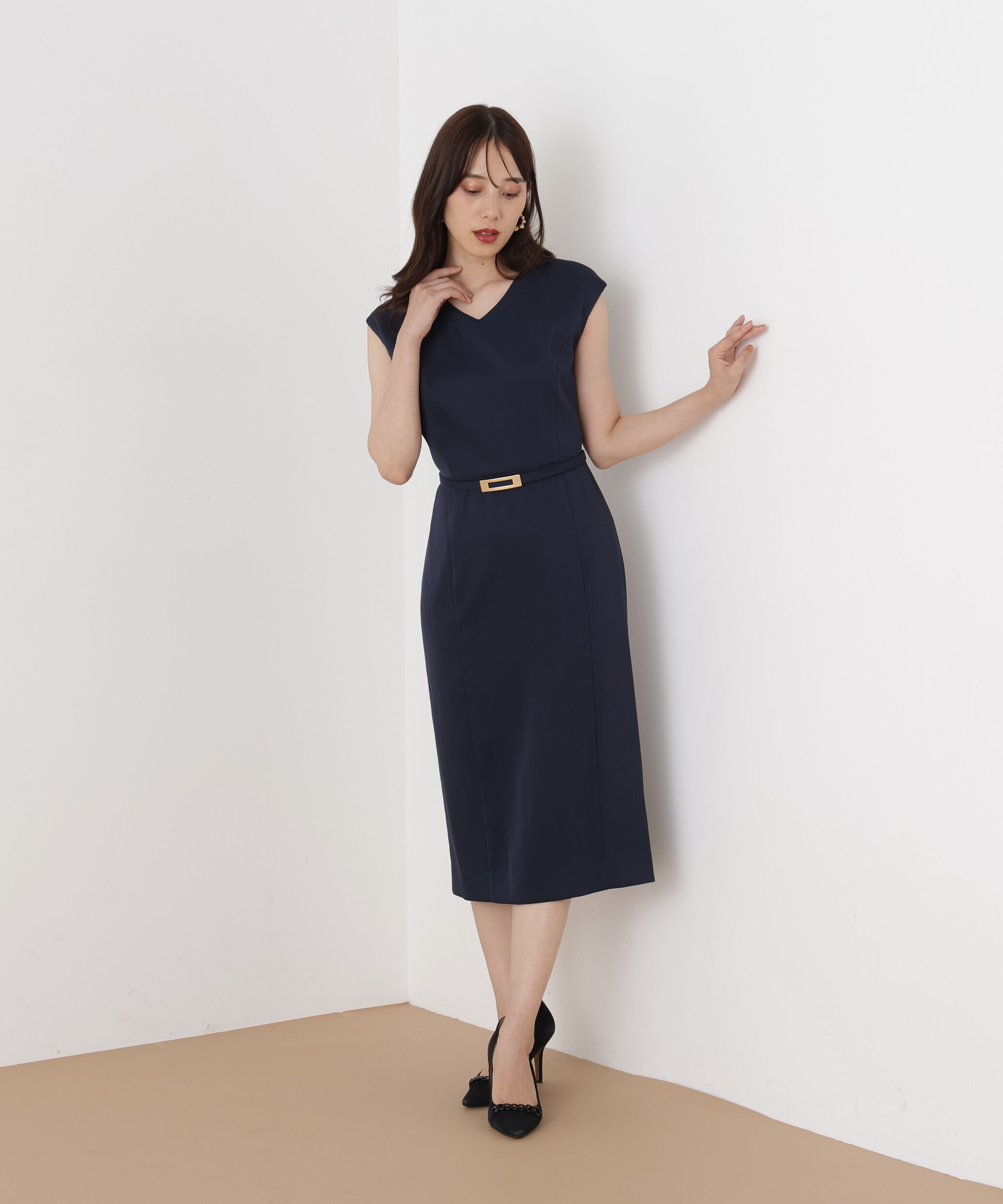  「[WEB/店舗限定カラー]ハイツイストワンピース」|ワンピース|