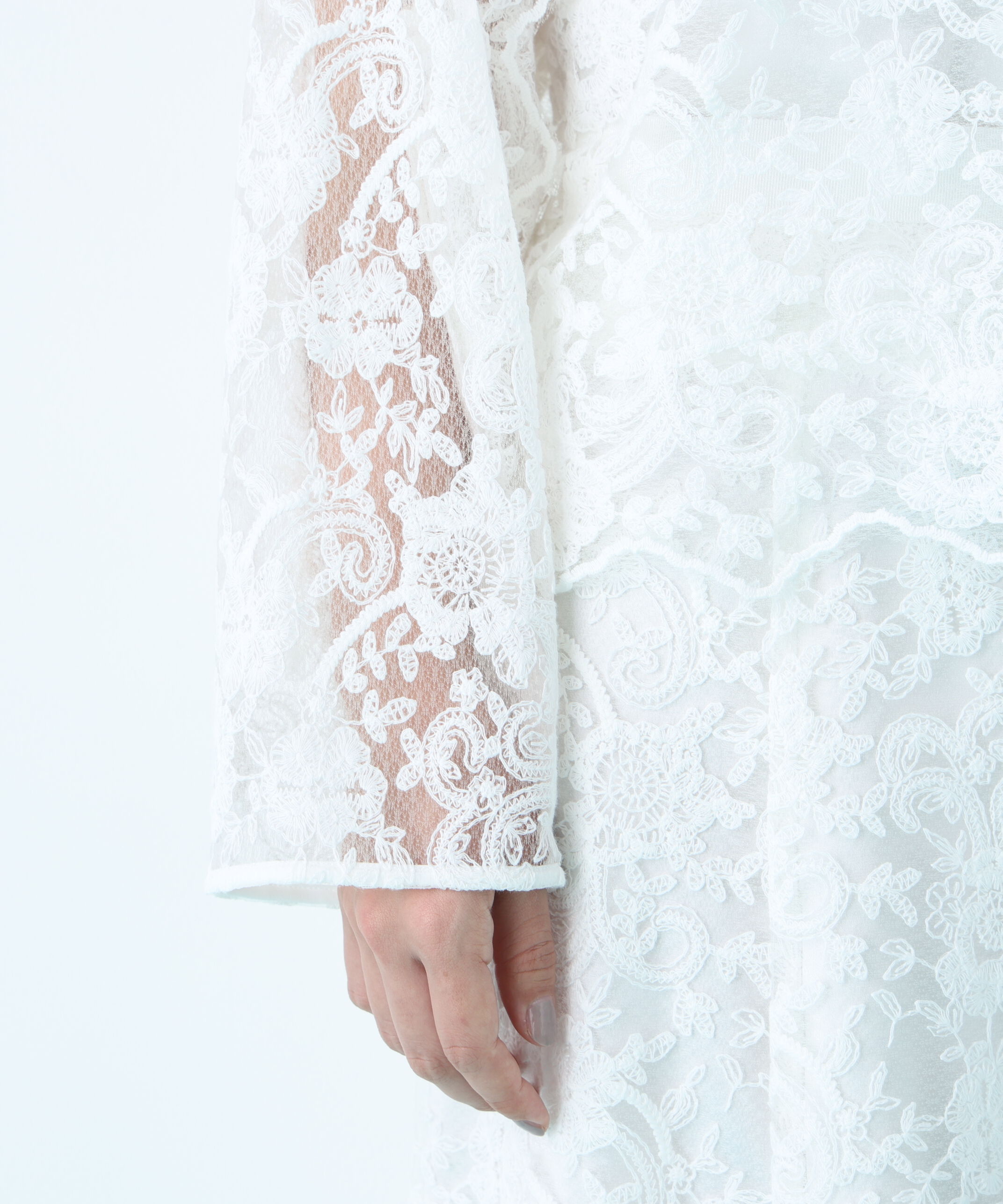  「スカラレースブラウス」|シャツ・ブラウス|