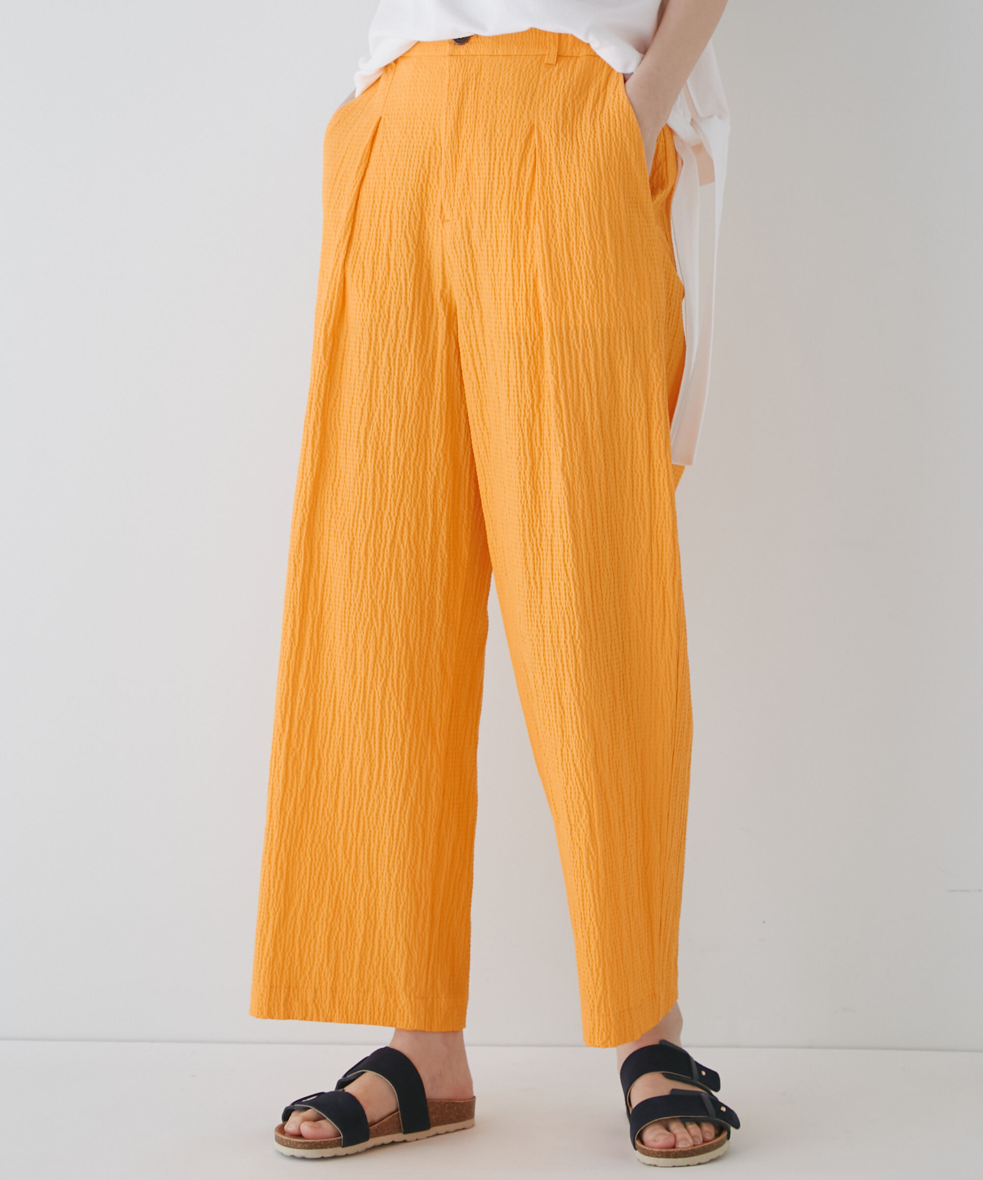  「◆サッカーストレッチパンツ」|その他|オレンジ