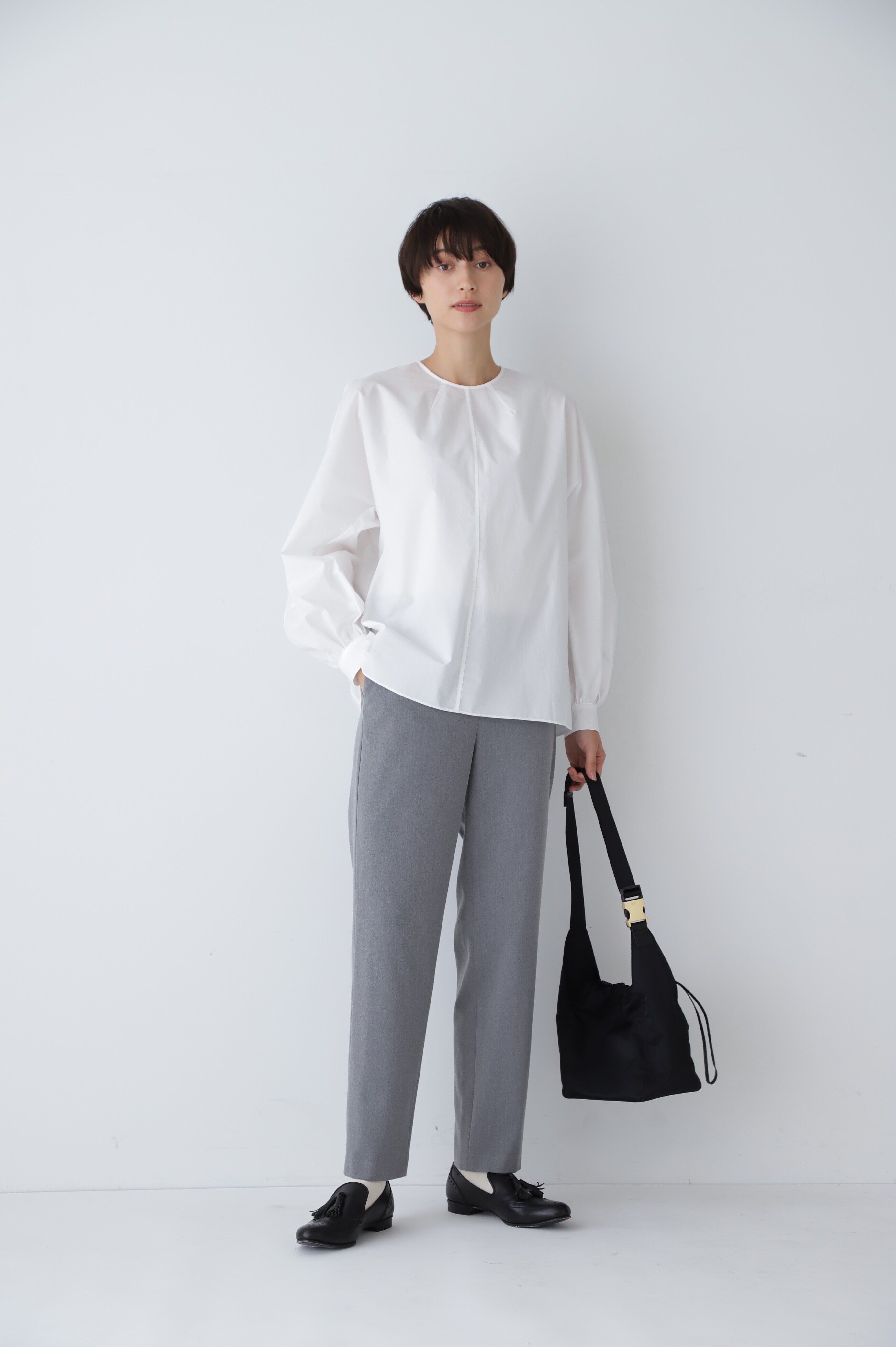  「◆タイプライタークロスブラウス」|シャツ・ブラウス|