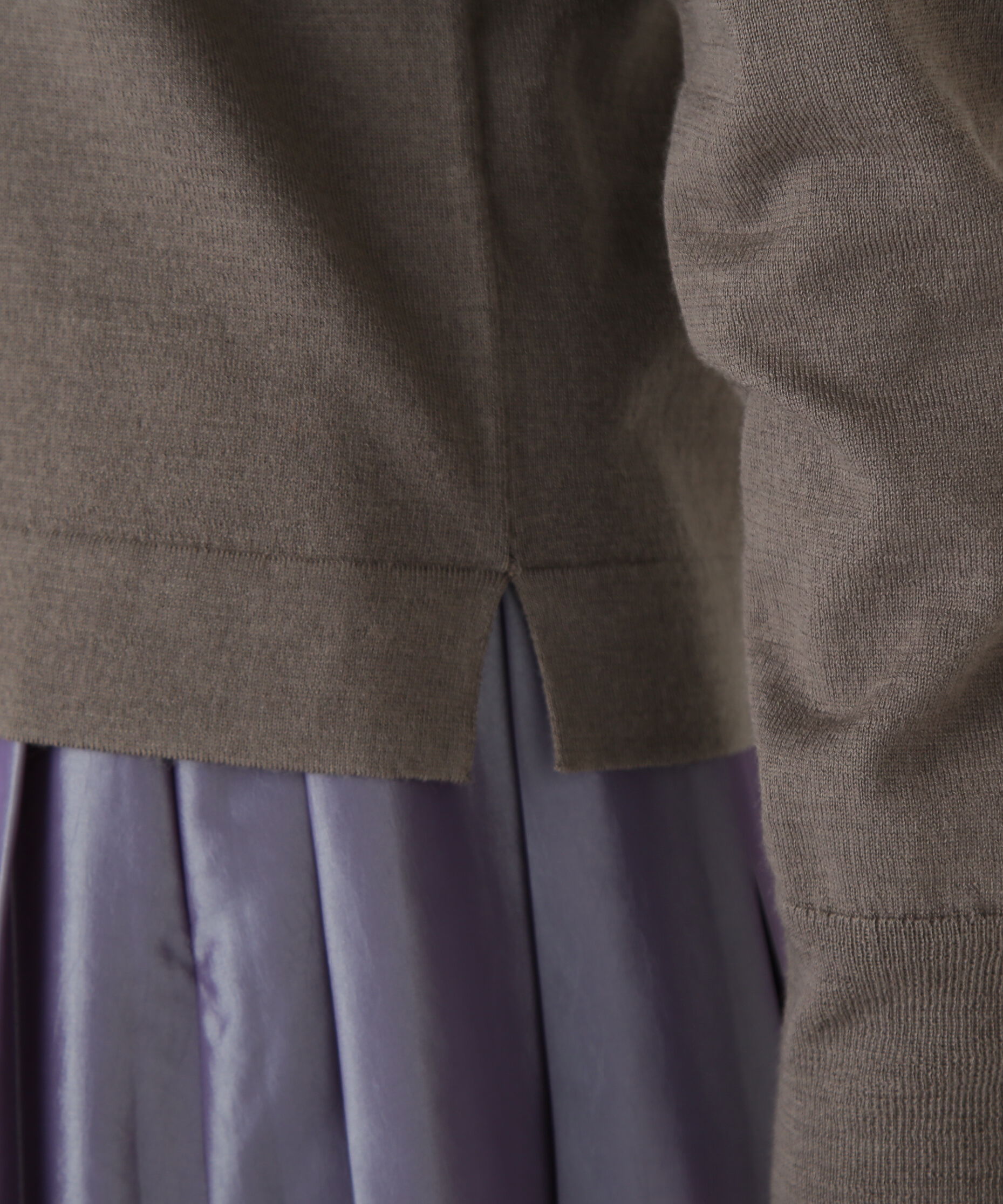  「◆ハイツイストウールクルーネックカーディガン」|ニット・セーター|