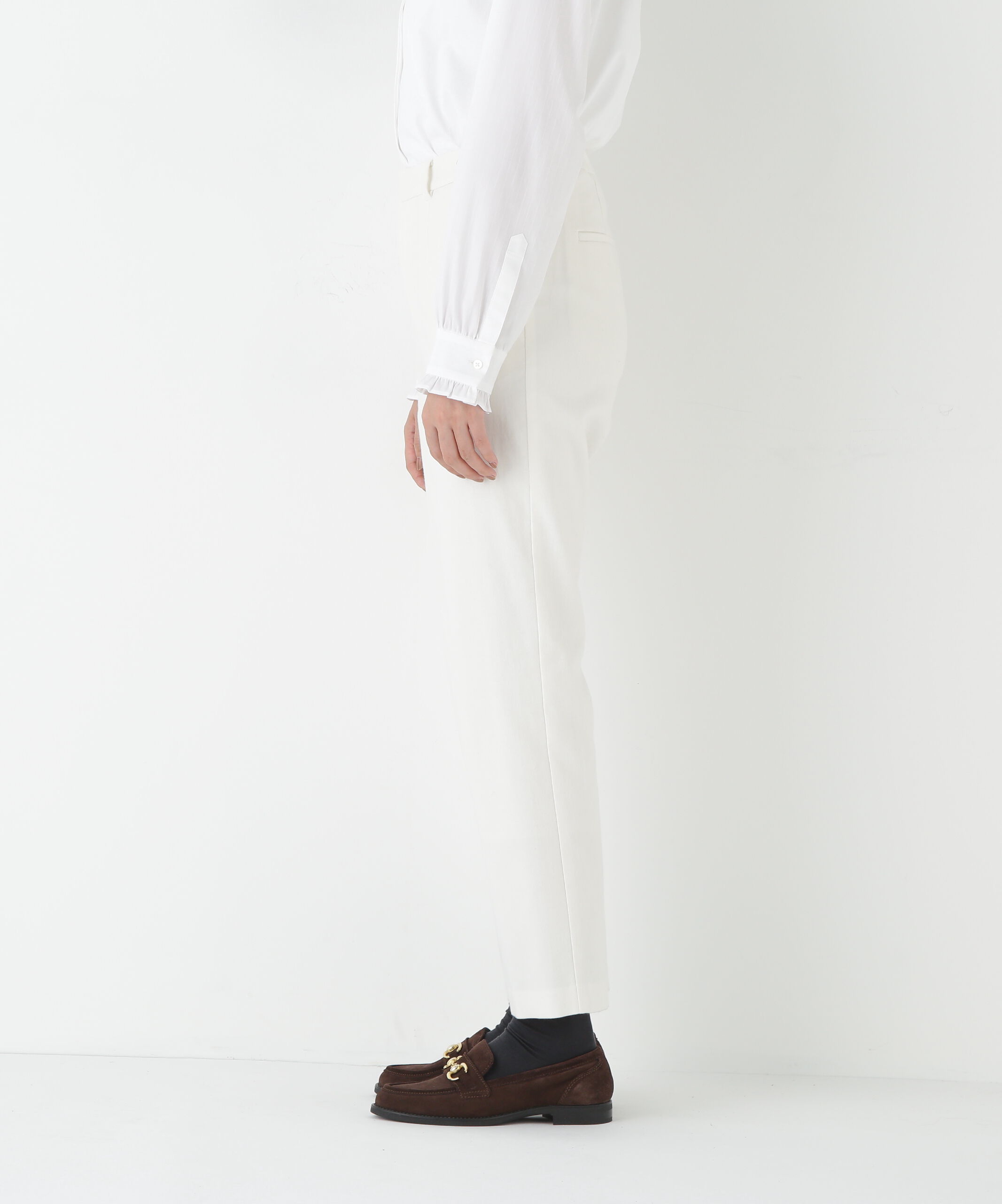  「◆ピケスエードスリムストレートパンツ」|その他|