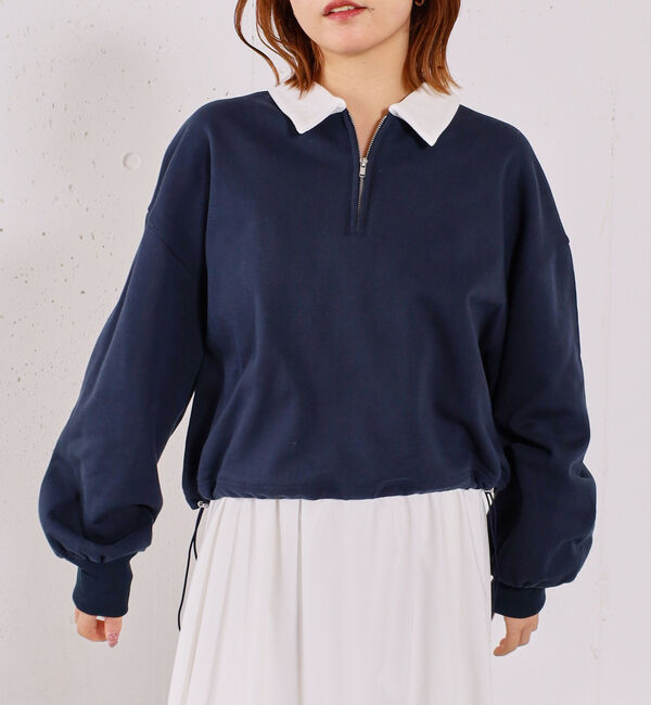 archives「ハーフＺＩＰスウェット&times;キャミワンピースＳＥＴ」|ワンピース|