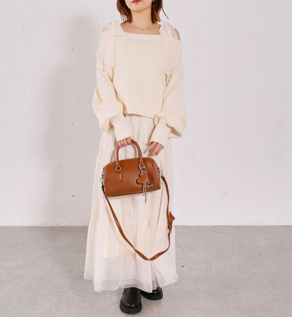 archives「ダンボールＰＯ&times;肩リボンキャミワンピースＳＥＴ」|ワンピース|