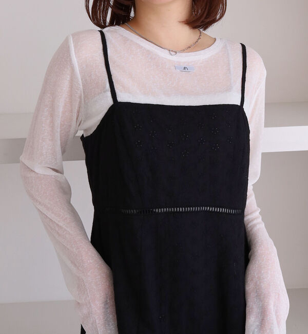 archives「イレヘムスカラップミニキャミワンピース」|ワンピース|