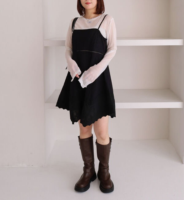 archives「イレヘムスカラップミニキャミワンピース」|ワンピース|