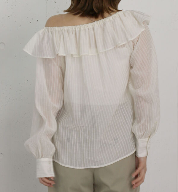 archives「シアーストライプオフショルＢＬ」|シャツ・ブラウス|