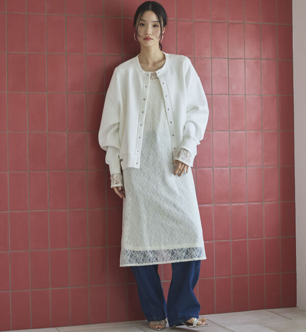 Doux archives「レースレイヤードワンピース」|ワンピース|