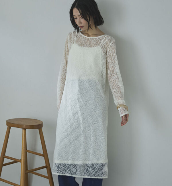 Doux archives「レースレイヤードワンピース」|ワンピース|
