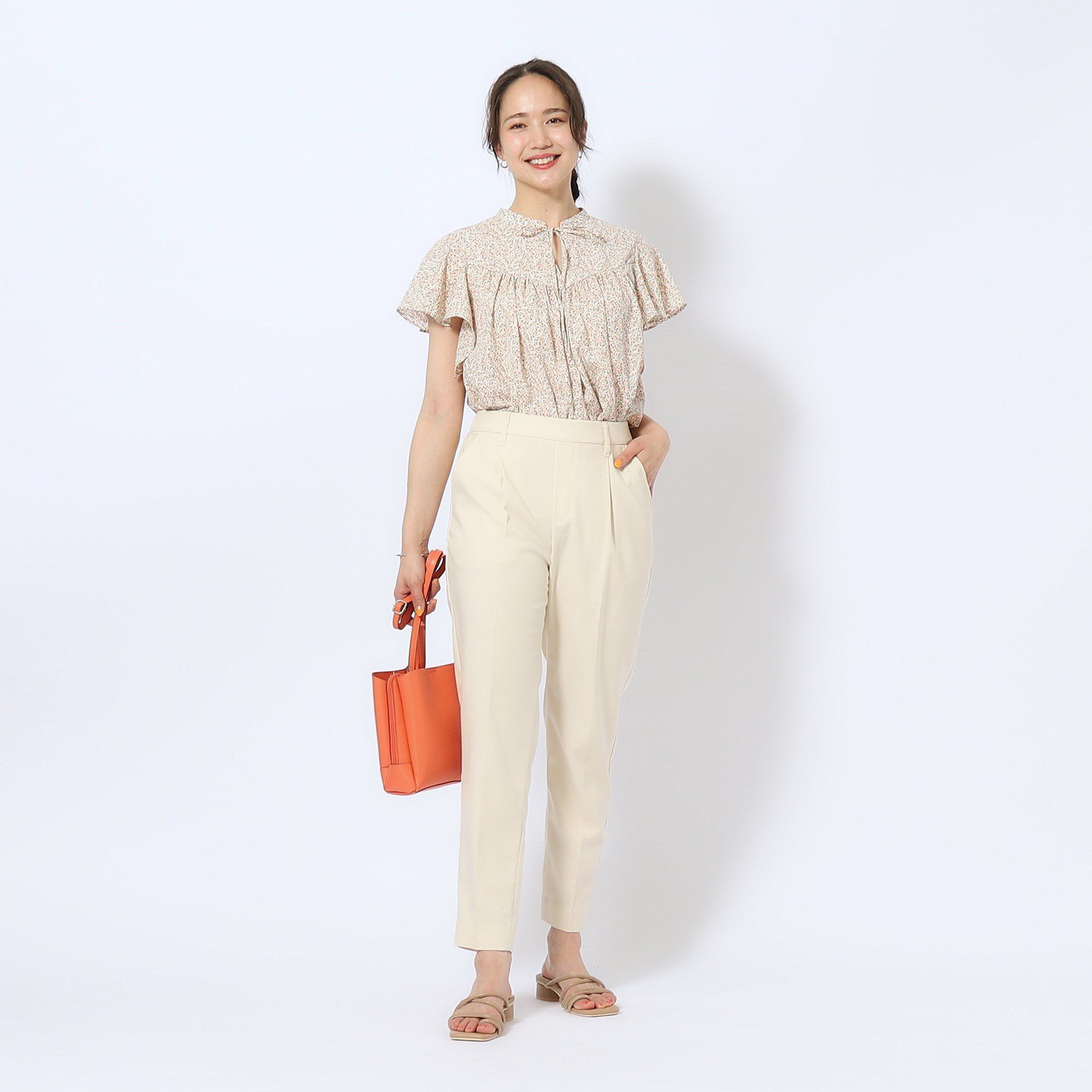 SHOO･LA･RUE「【洗える/SS-3L】すっきりキレイにかっこよく 大人のテーパードパンツ」|その他|