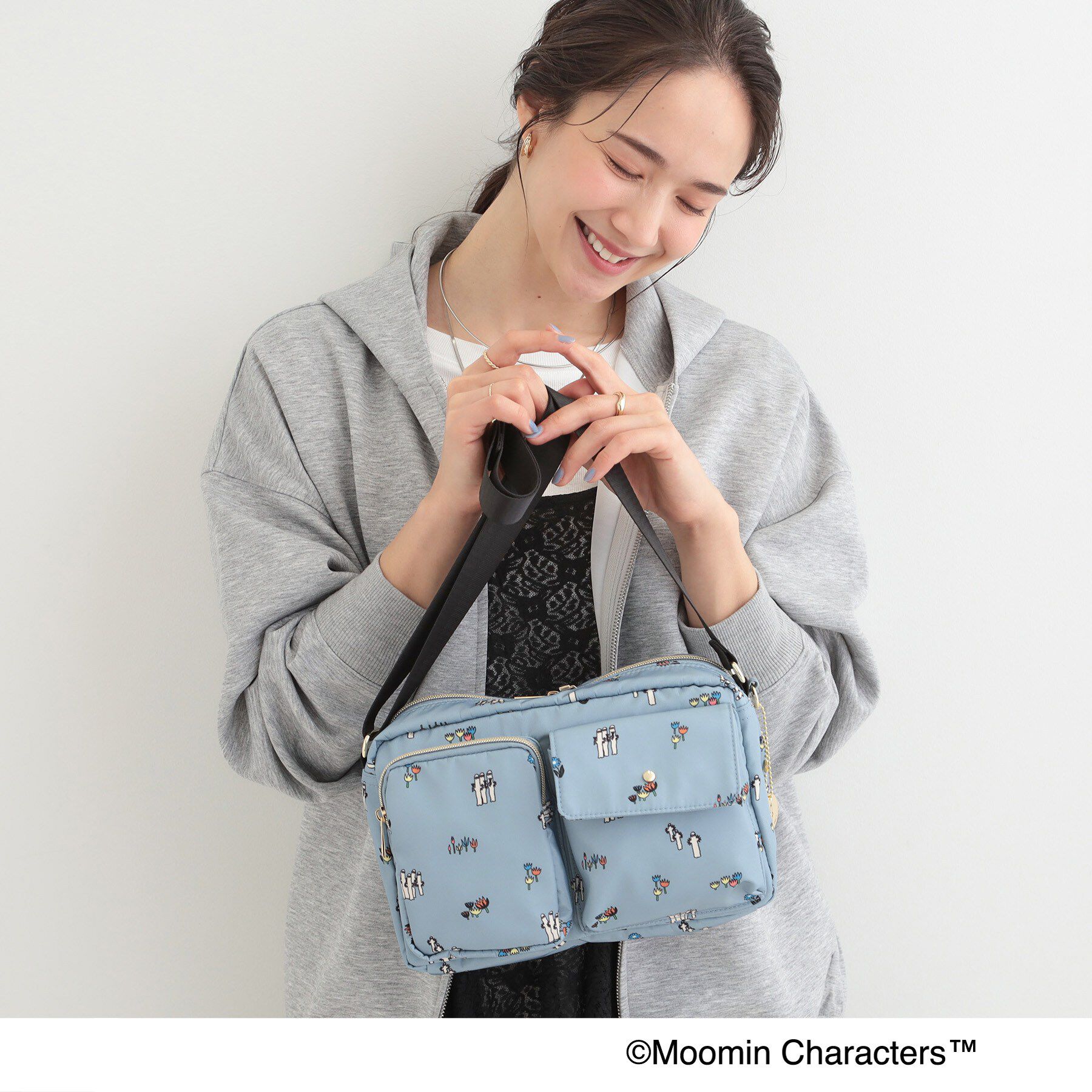SHOO･LA･RUE「【ムーミン】コラボショルダーバッグ」|ショルダー・メッセンジャー|ブルー(092)