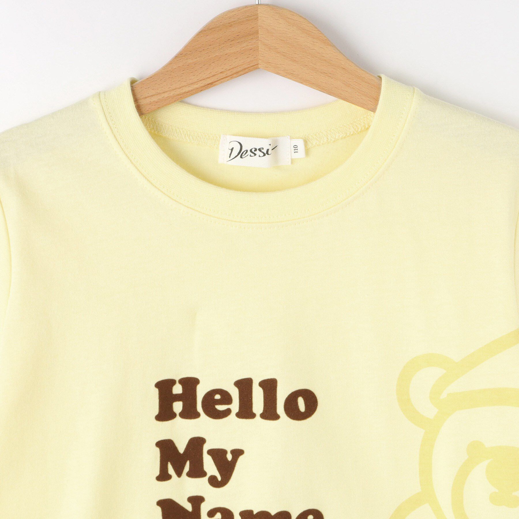 Dessin「【洗える】Deddyロゴ入り オーガニックコットンTシャツ」|Tシャツ・カットソー|