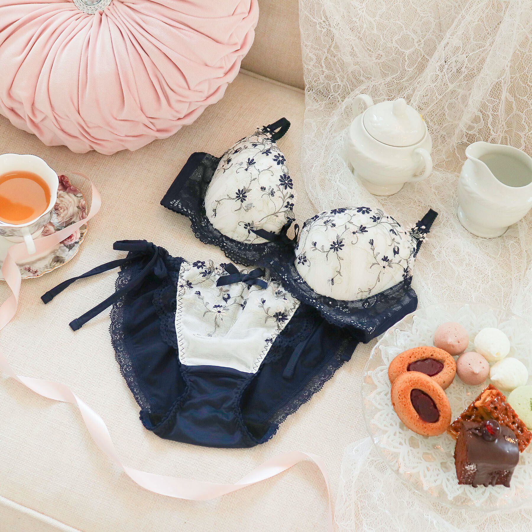 Risa Magli「ティナ ブラジャー（B-D）＜スウィートリッチ＞」|インナー|