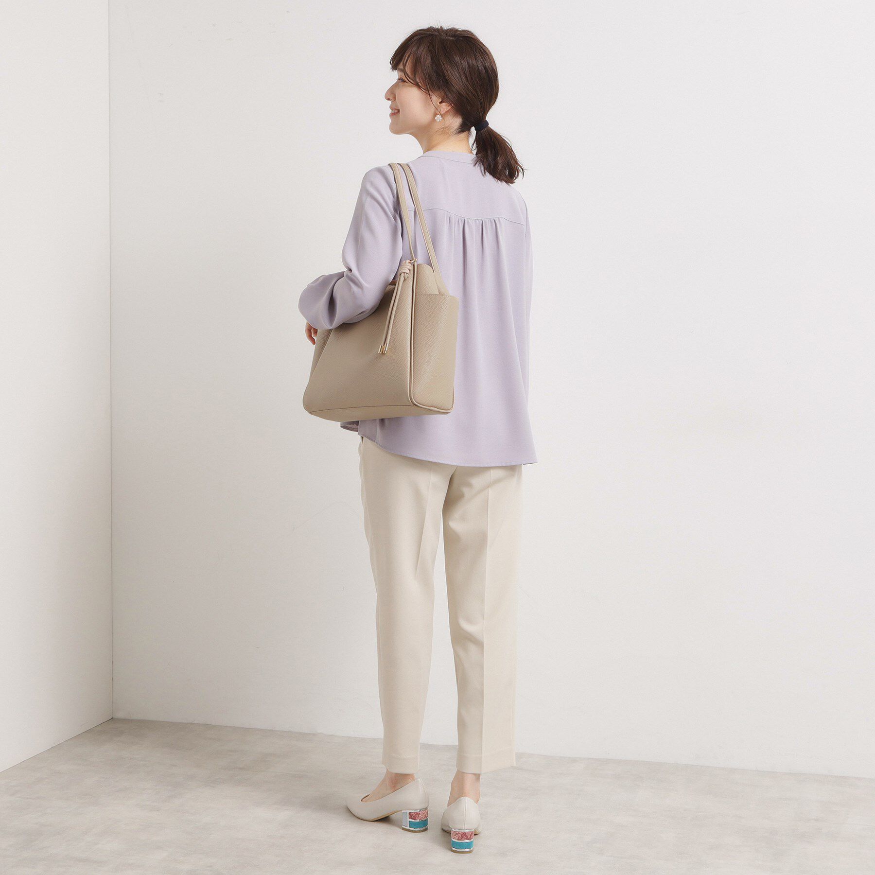 ITS&rsquo;DEMO「【通勤】タッセル付き変形A4トート」|トートバッグ|