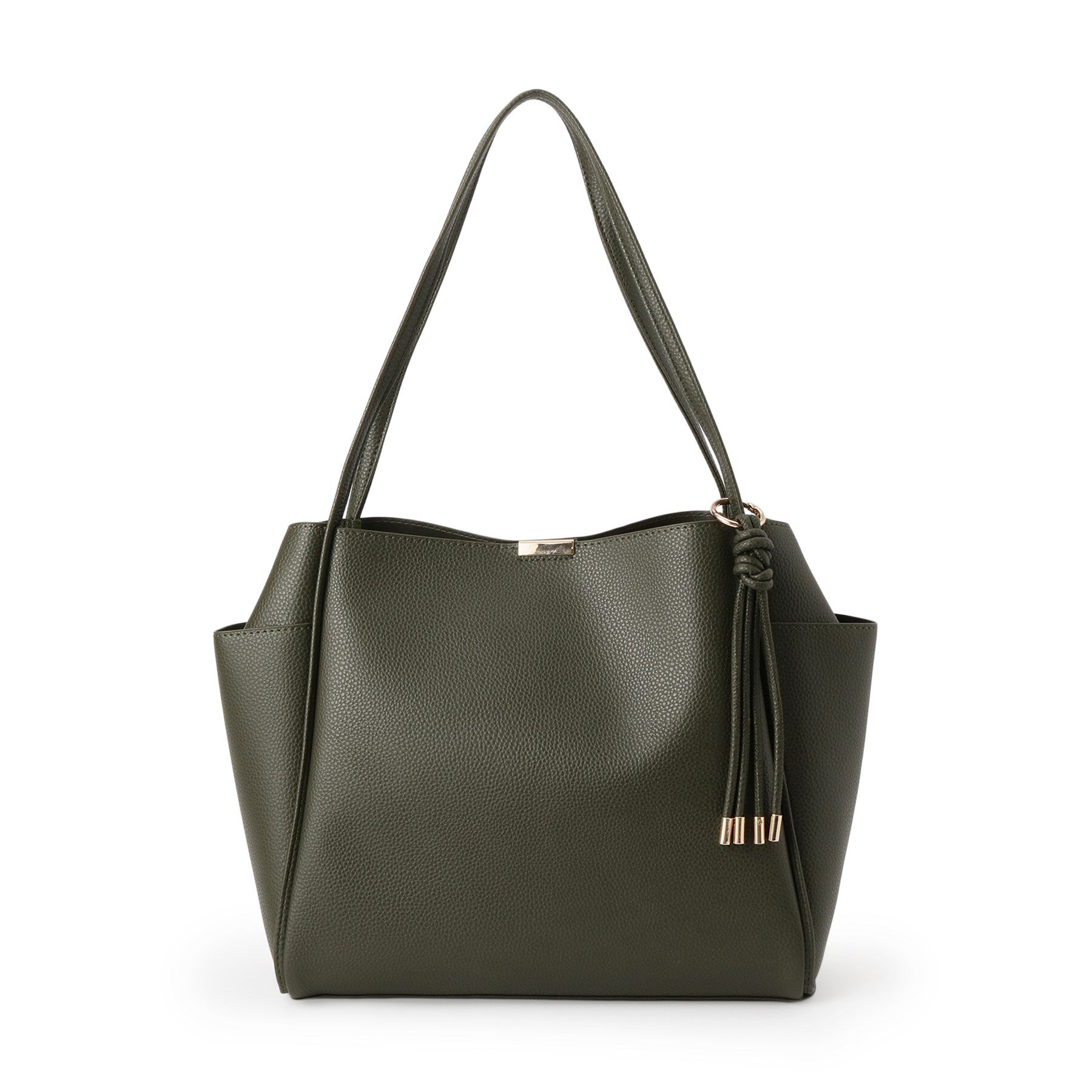 ITS&rsquo;DEMO「【通勤】タッセル付き変形A4トート」|トートバッグ|