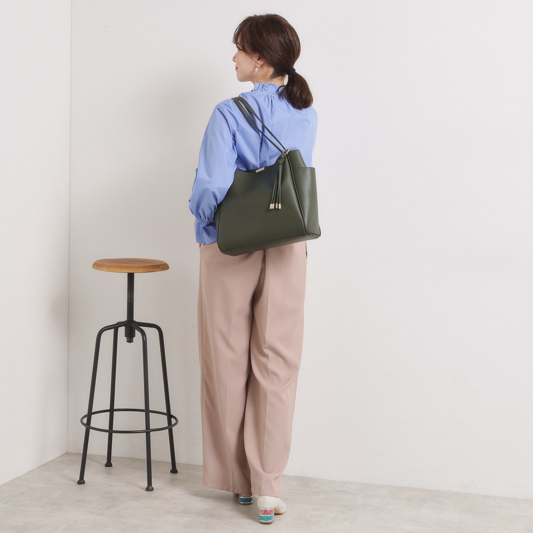 ITS&rsquo;DEMO「【通勤】タッセル付き変形A4トート」|トートバッグ|