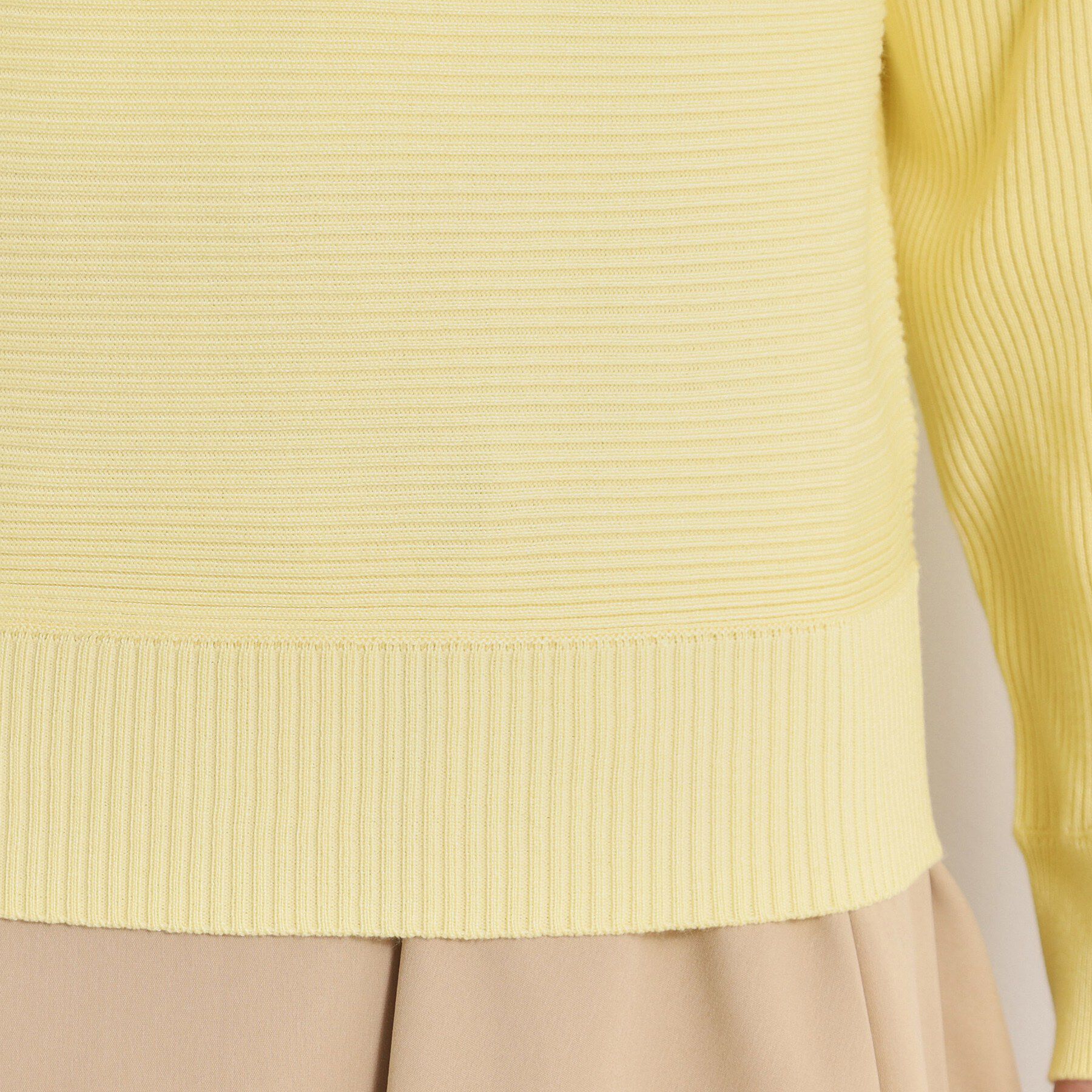 ITS&rsquo;DEMO「【洗濯機OK】花粉防止リブドルマンニット」|ニット・セーター|