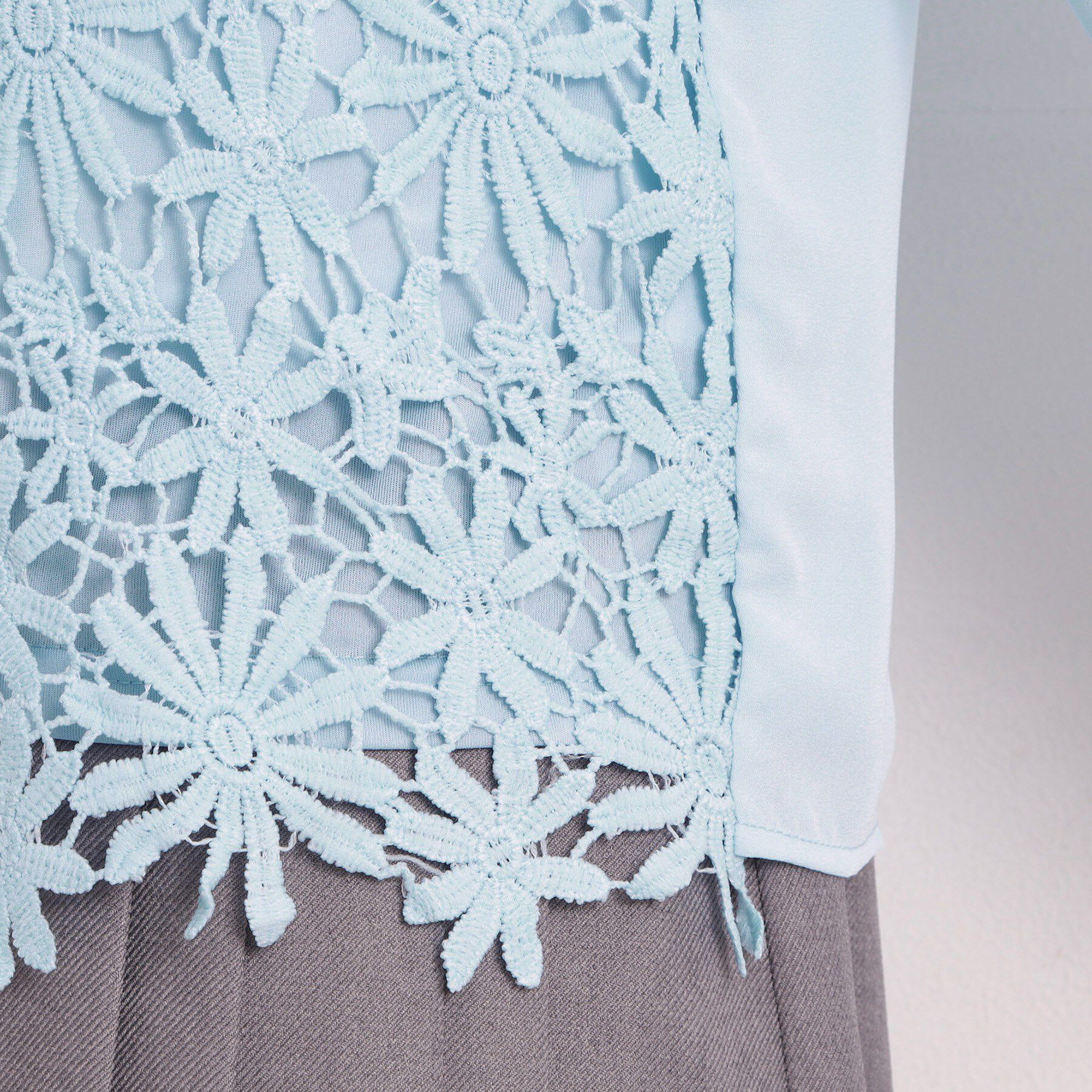 ITS&rsquo;DEMO「【洗濯機OK／入卒】フロントレースブラウス」|シャツ・ブラウス|