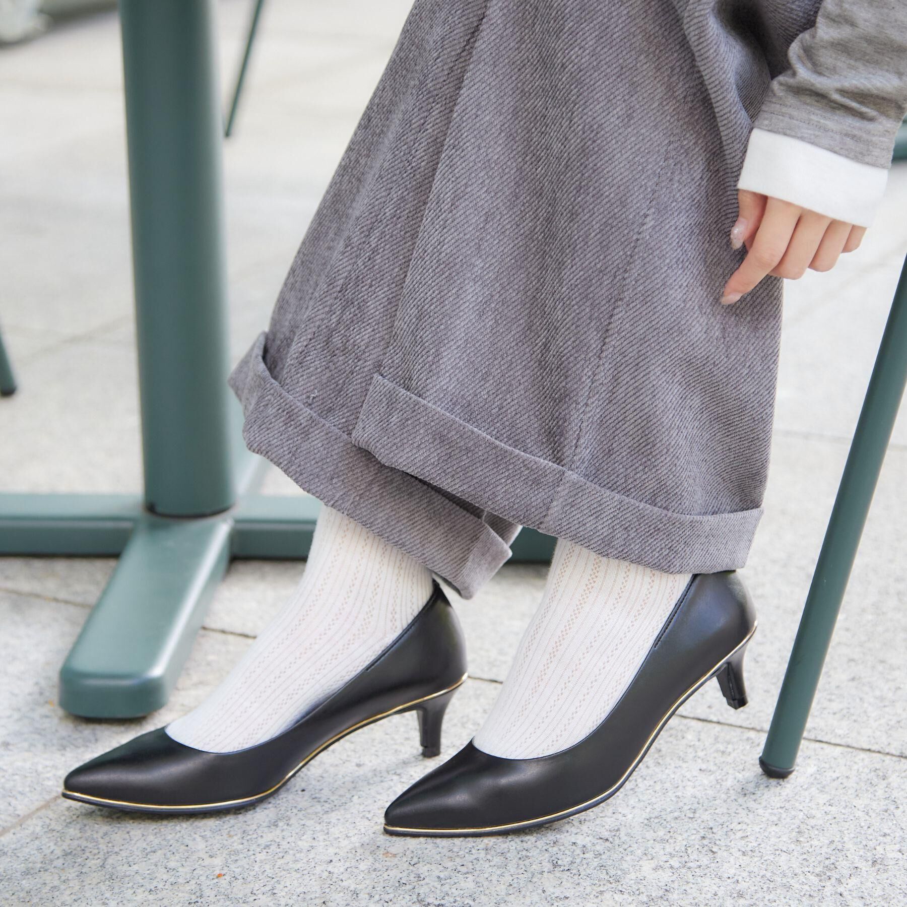 ESPERANZA「【12時間パンプス】約5.5㎝　歩きやすくて疲れにくい」|パンプス|ブラック(019)