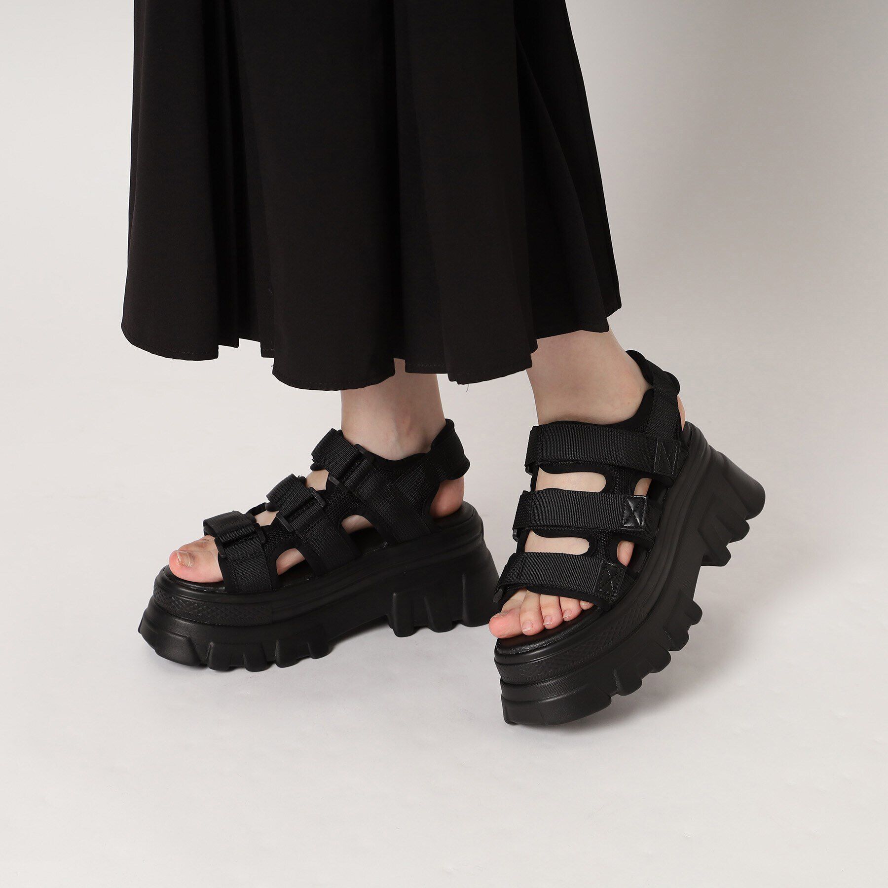 csT&P「軽量厚底2段ソール スポーツサンダル」|サンダル|