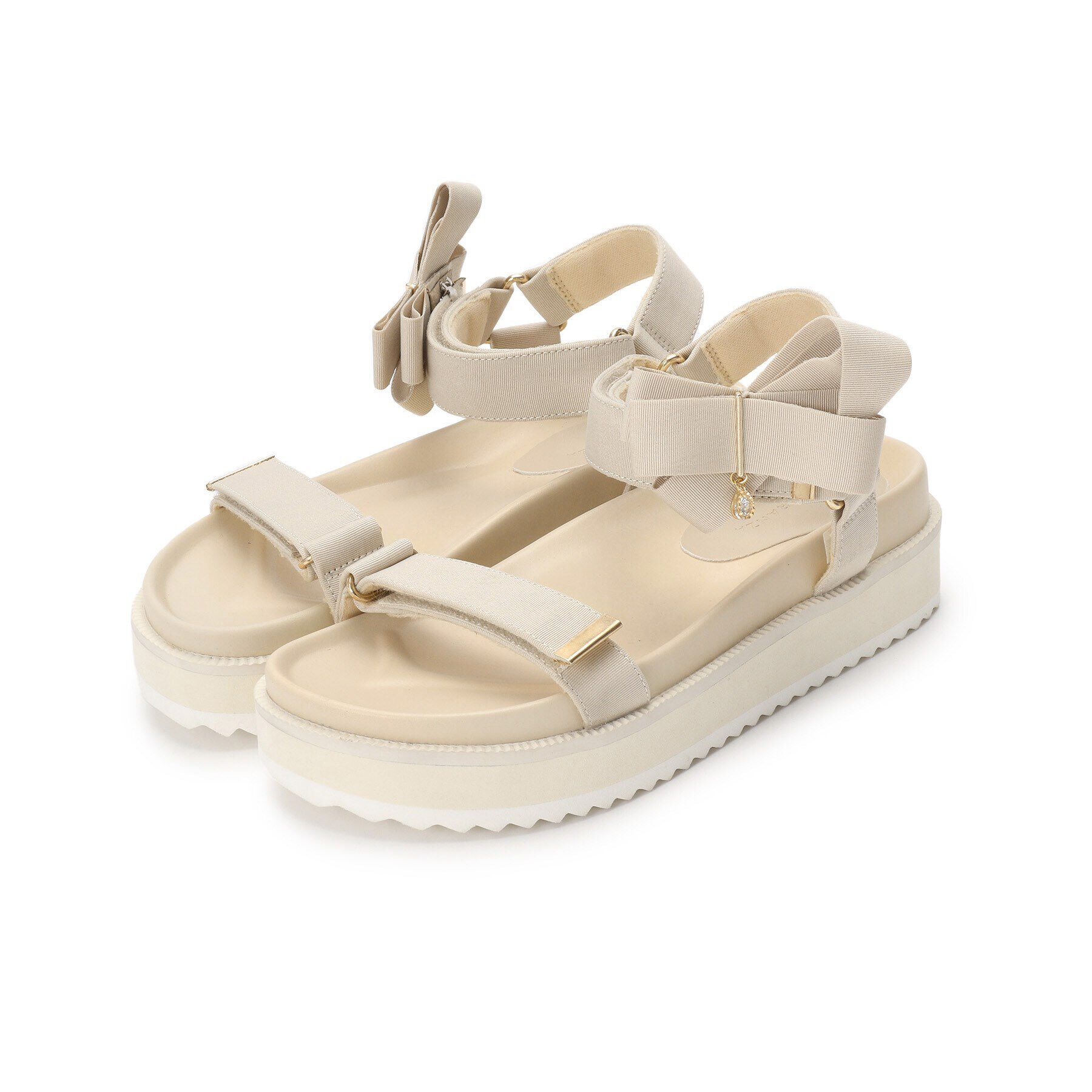 ESPERANZA「リボンフットベッドサンダル」|サンダル|