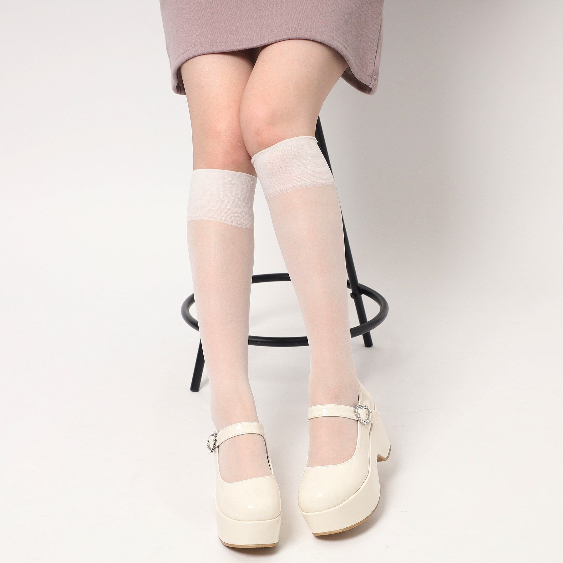 csT&P「キラキラハートバックルらくちんウエッジ厚底パンプス」|パンプス|