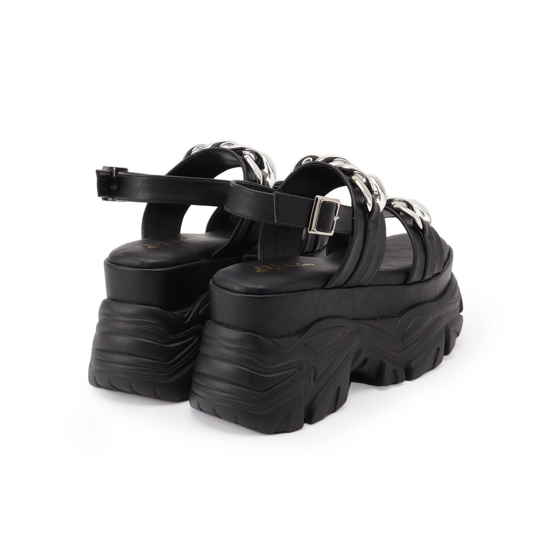 csT&P「ビックチェーン付き厚底サンダル」|サンダル|