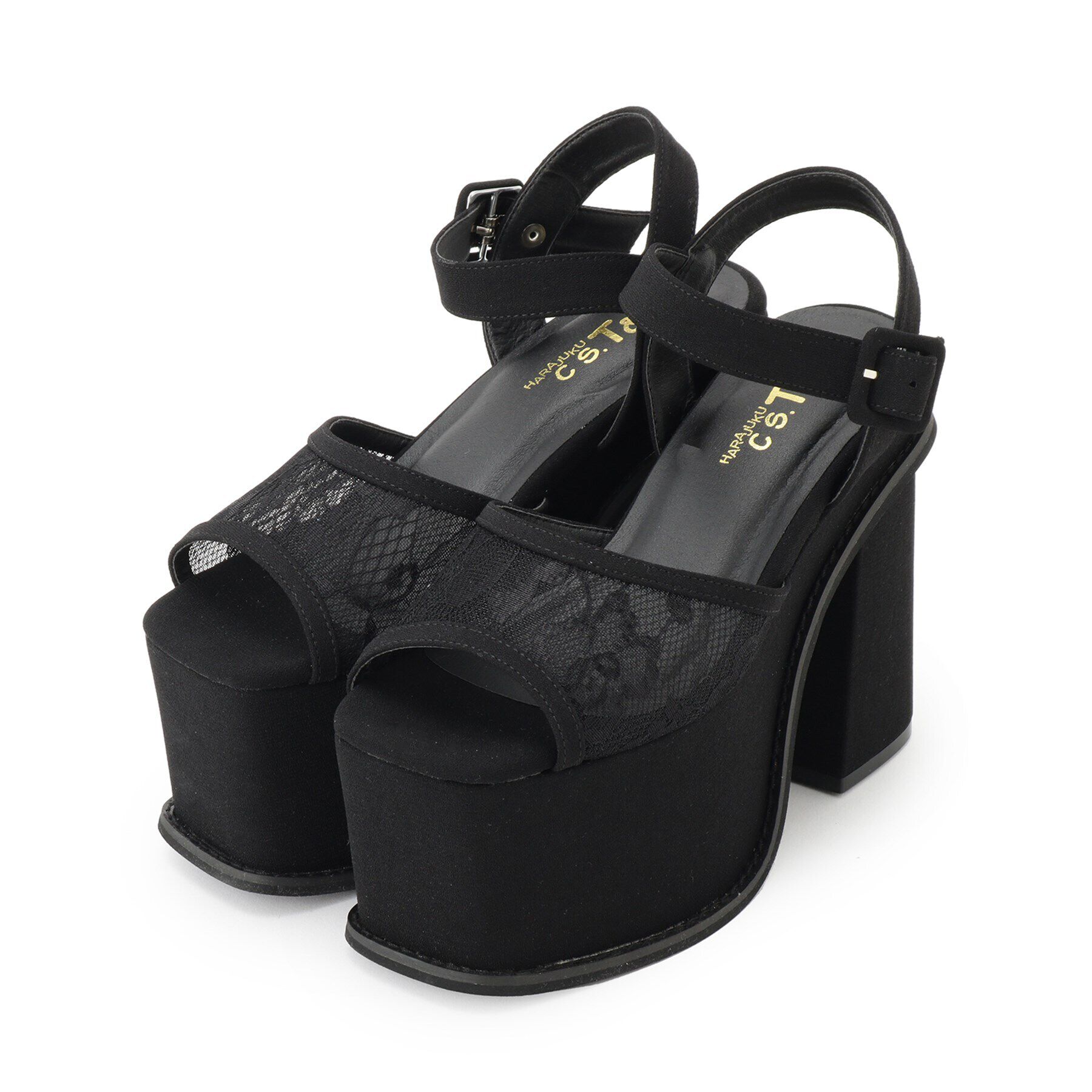 csT&P「厚底レースサンダル」|サンダル|