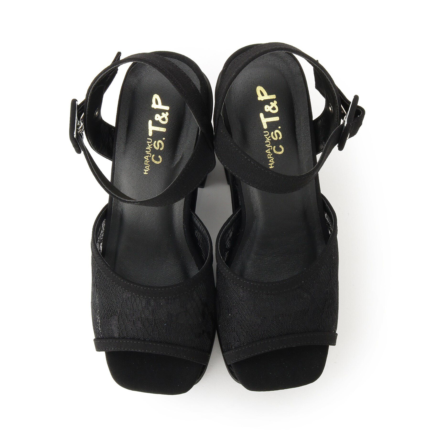 csT&P「厚底レースサンダル」|サンダル|