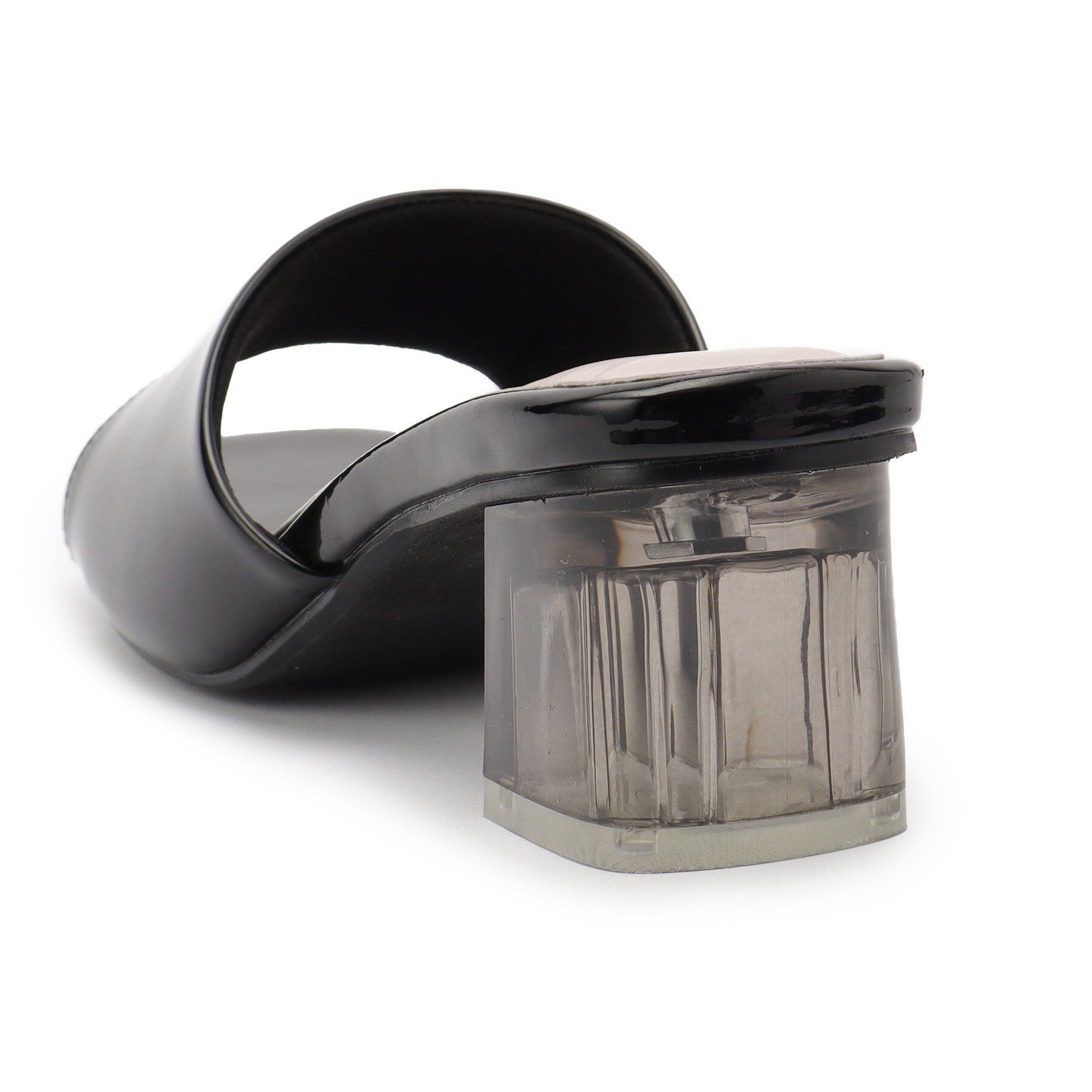 ESPERANZA「スクエアトゥクリアヒールミュール」|サンダル|