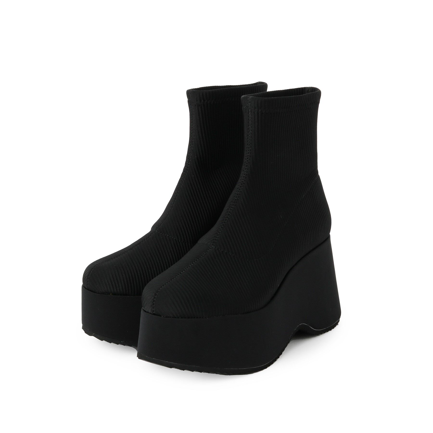 ESPERANZA「厚底ニットショートブーツ」|ショートブーツ|