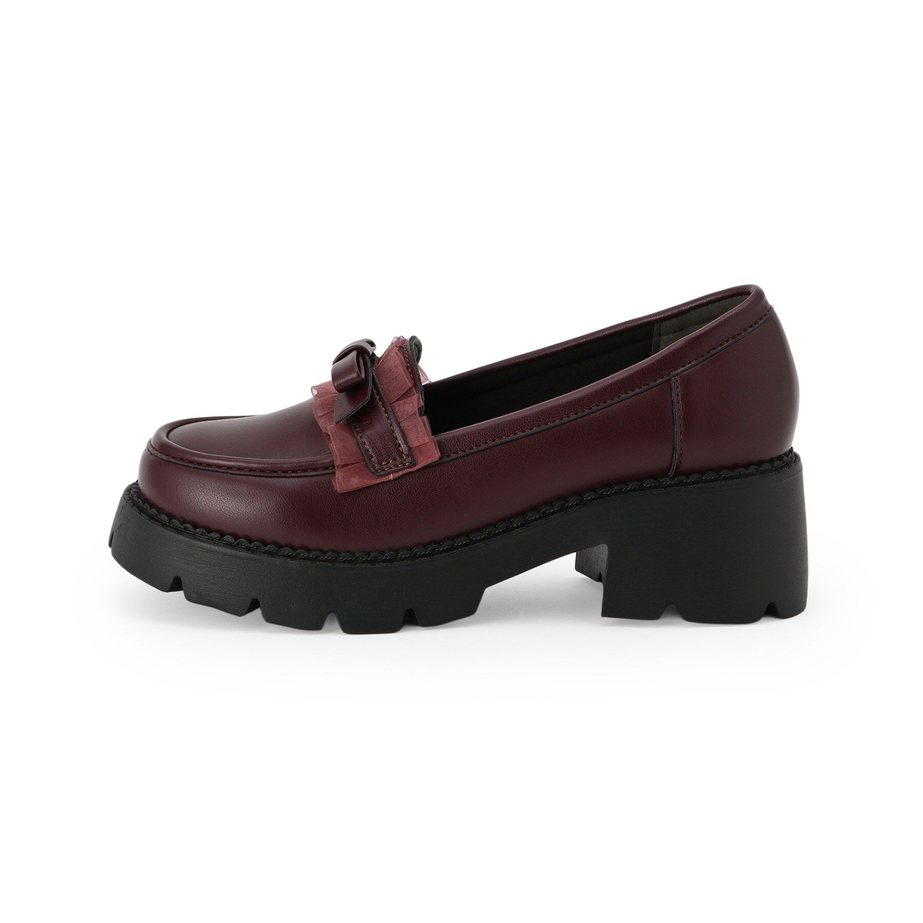 csT&P「フリル付きリボンローファー」|パンプス|