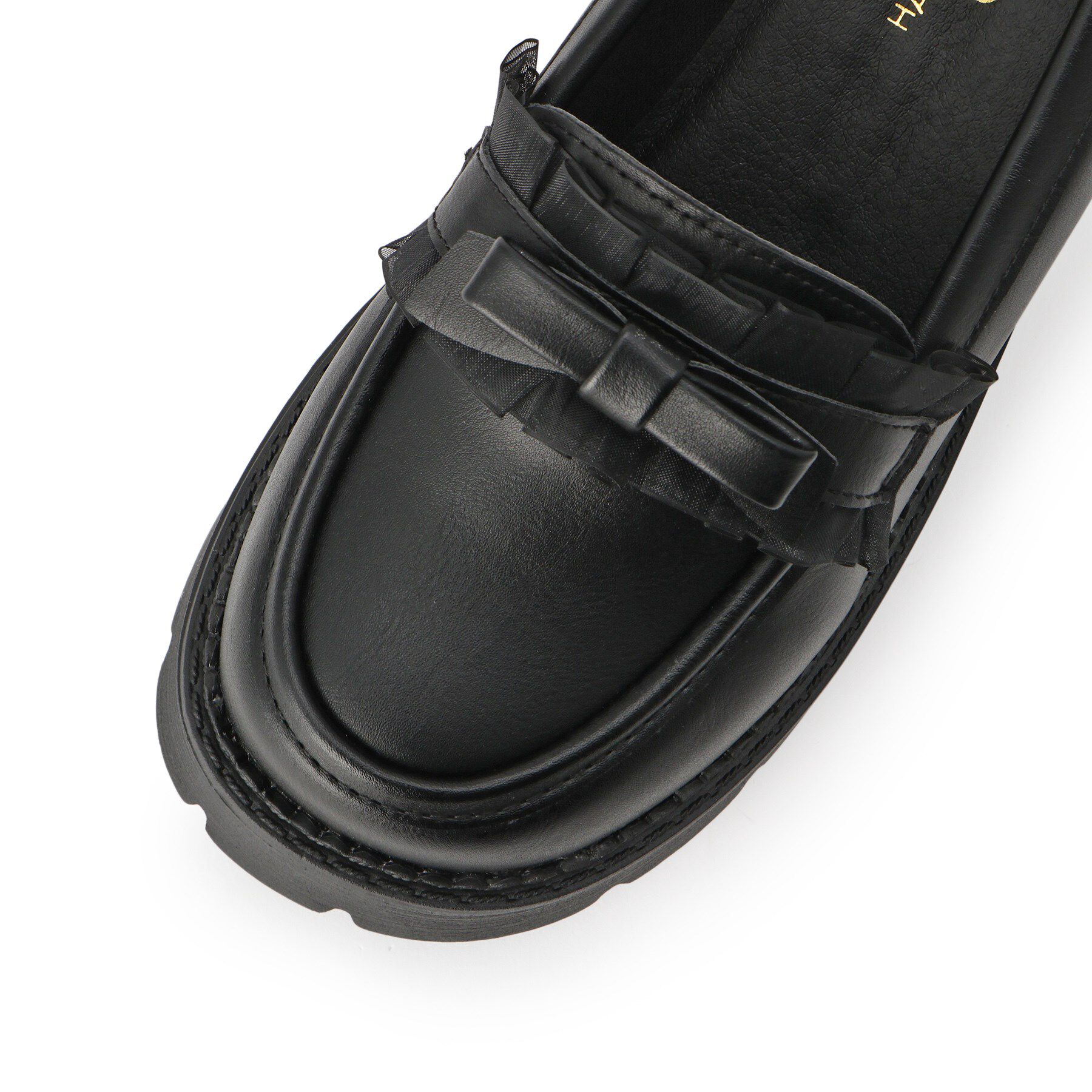 csT&P「フリル付きリボンローファー」|パンプス|