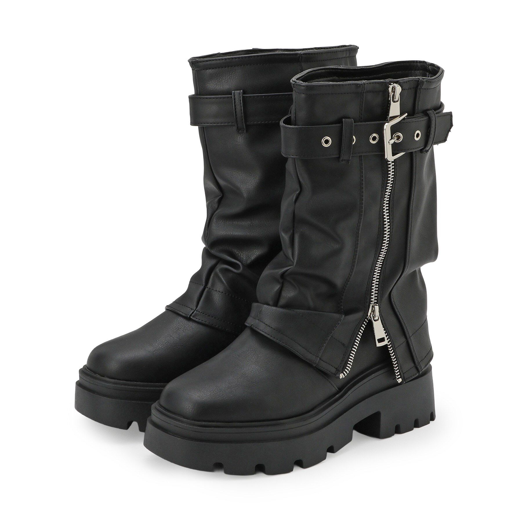 csT&P「ベルト付きカバーブーツ」|ショートブーツ|