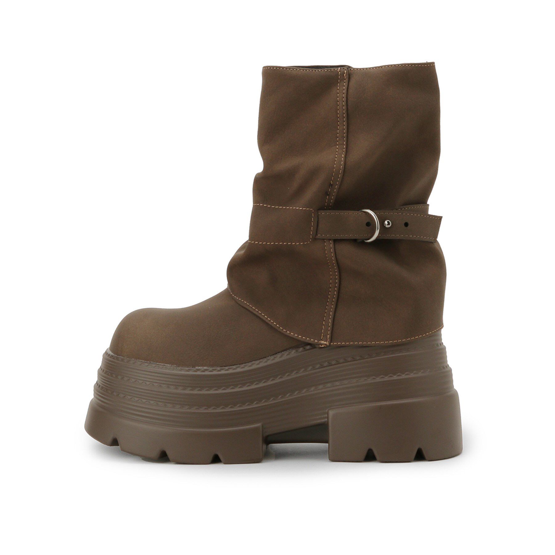 csT&P「厚底カバーブーツ」|ショートブーツ|