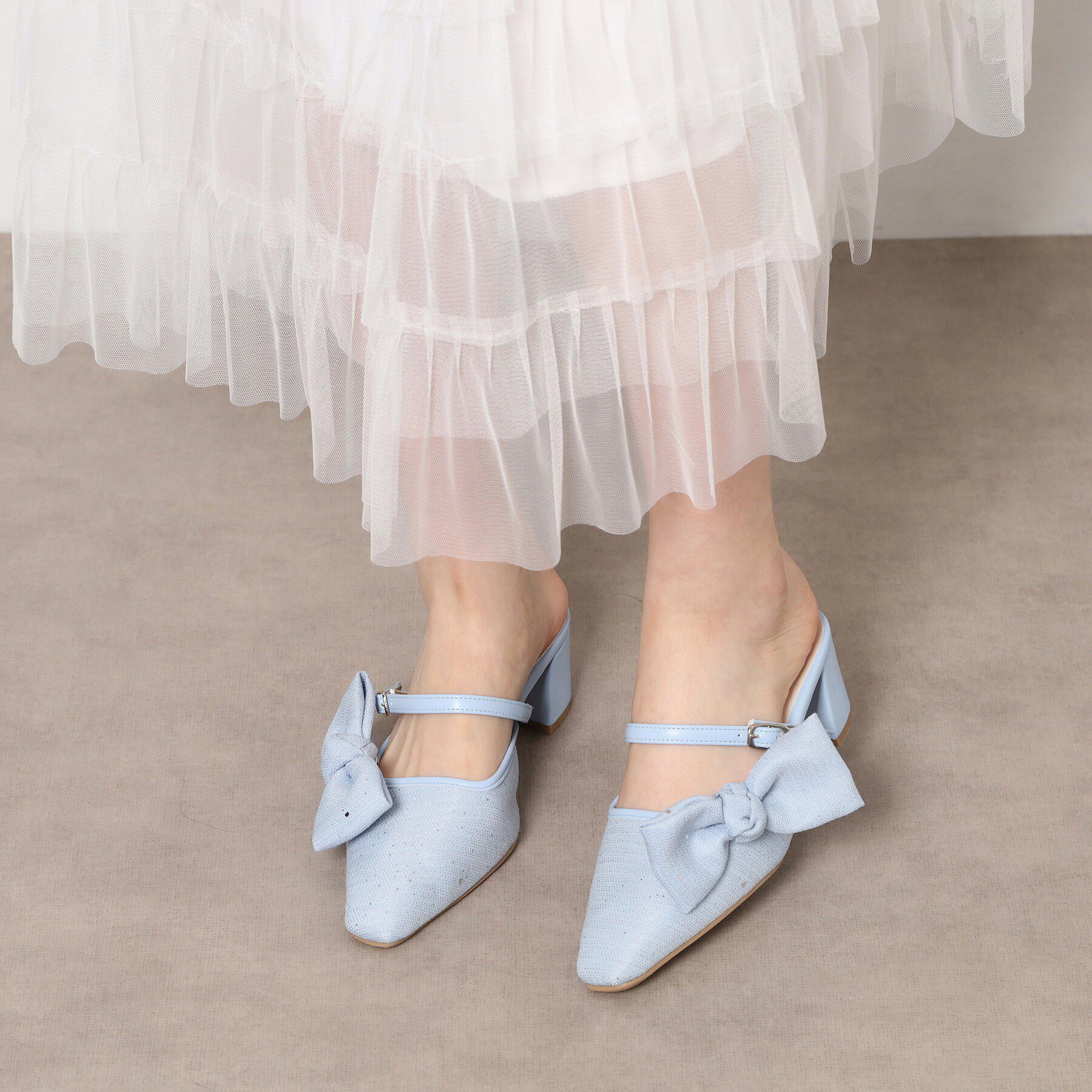 ESPERANZA「BIGリボン2WAYミュール」|サンダル|