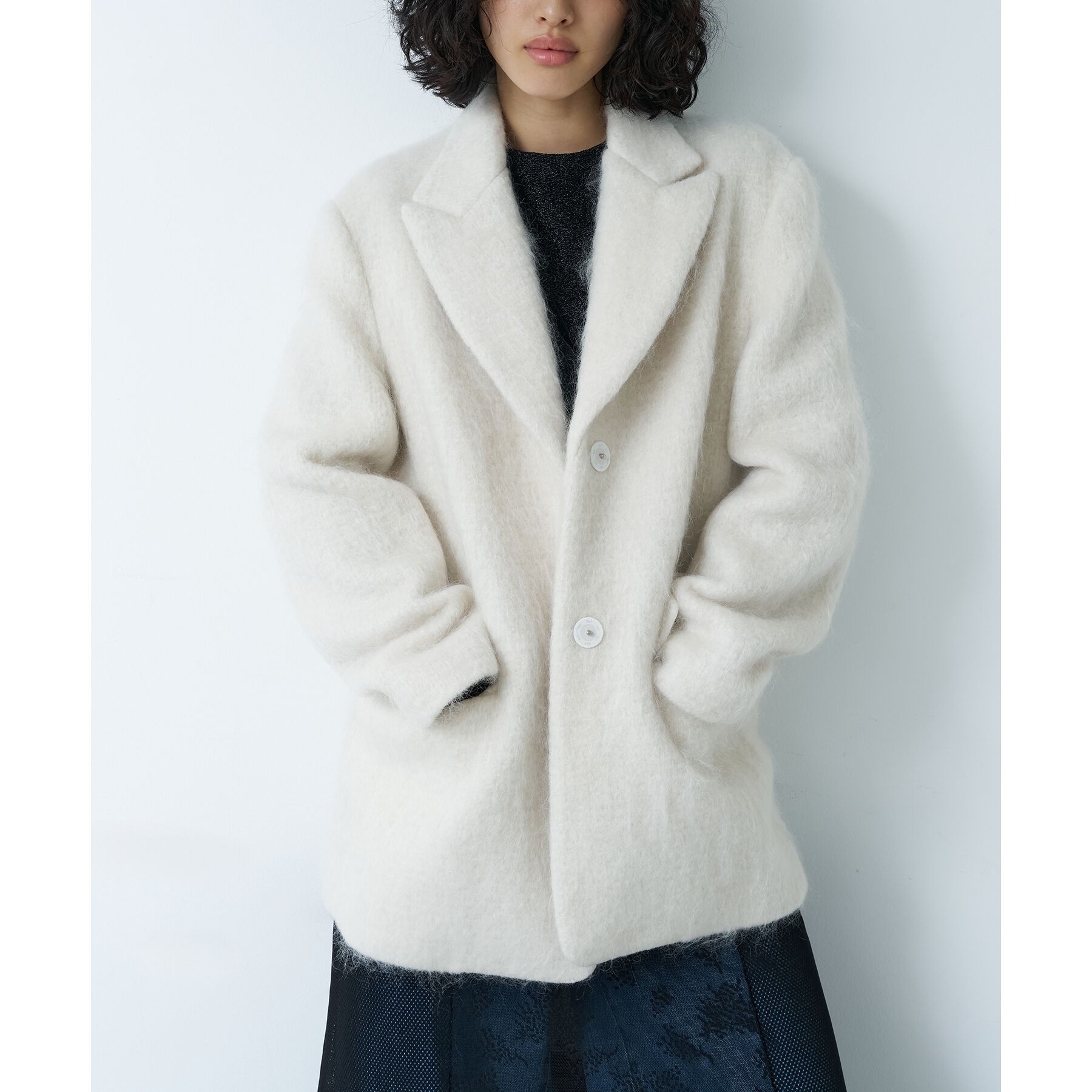 CODE A「◆shaggy jacket coat」|チェスターコート|