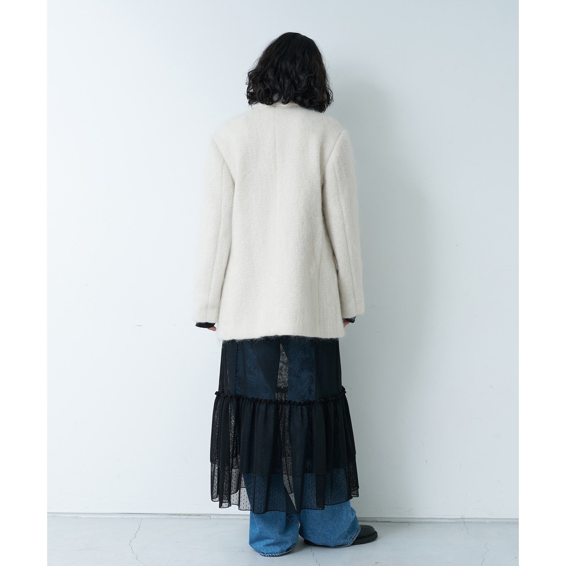 CODE A「◆shaggy jacket coat」|チェスターコート|