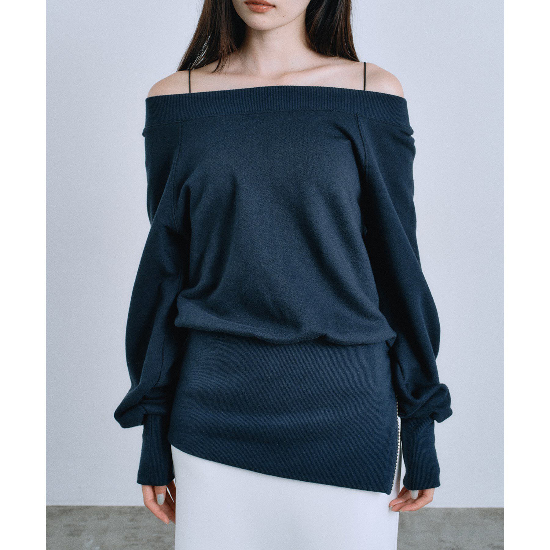 CODE A「off－shoulder sweat」|パーカー|