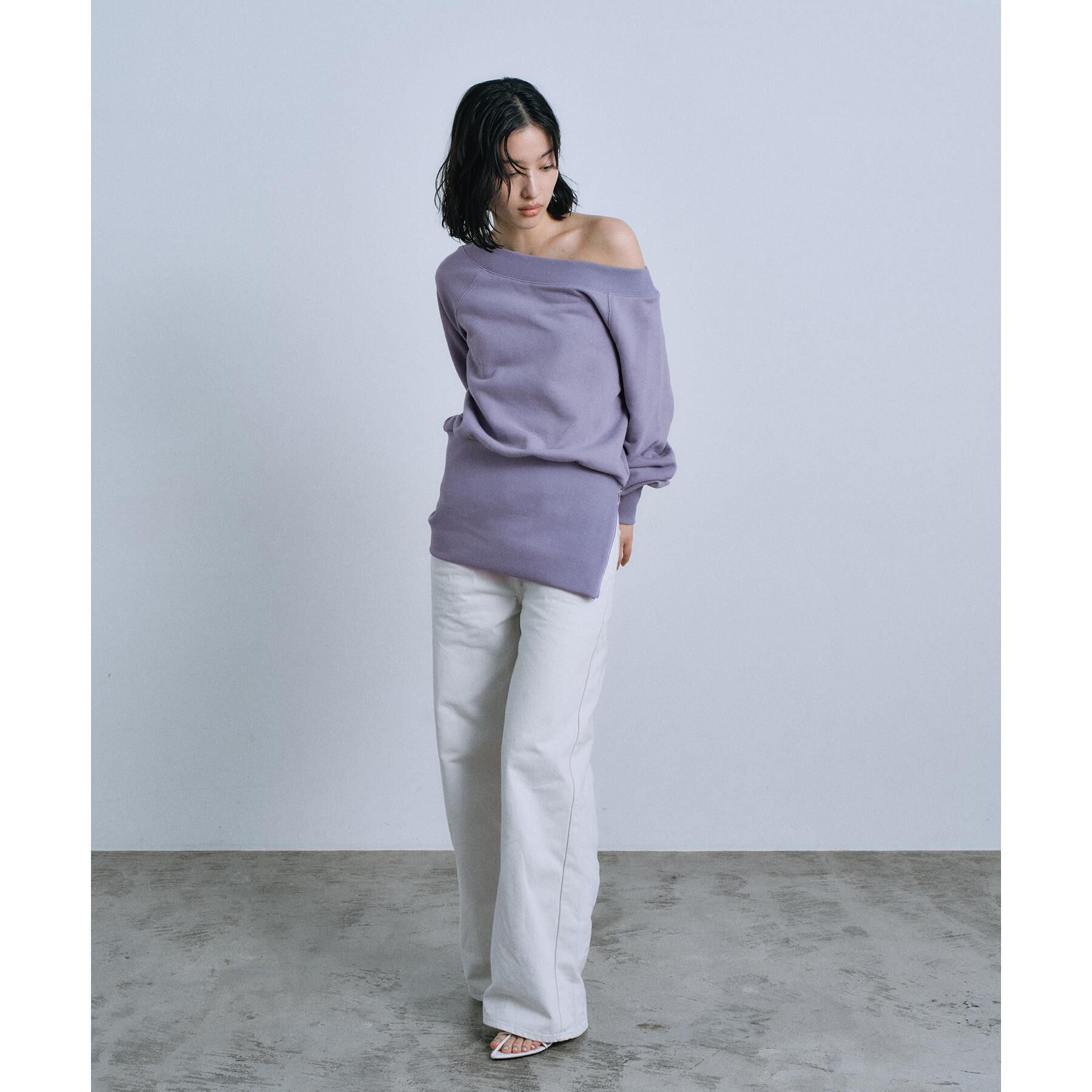 CODE A「off－shoulder sweat」|パーカー|