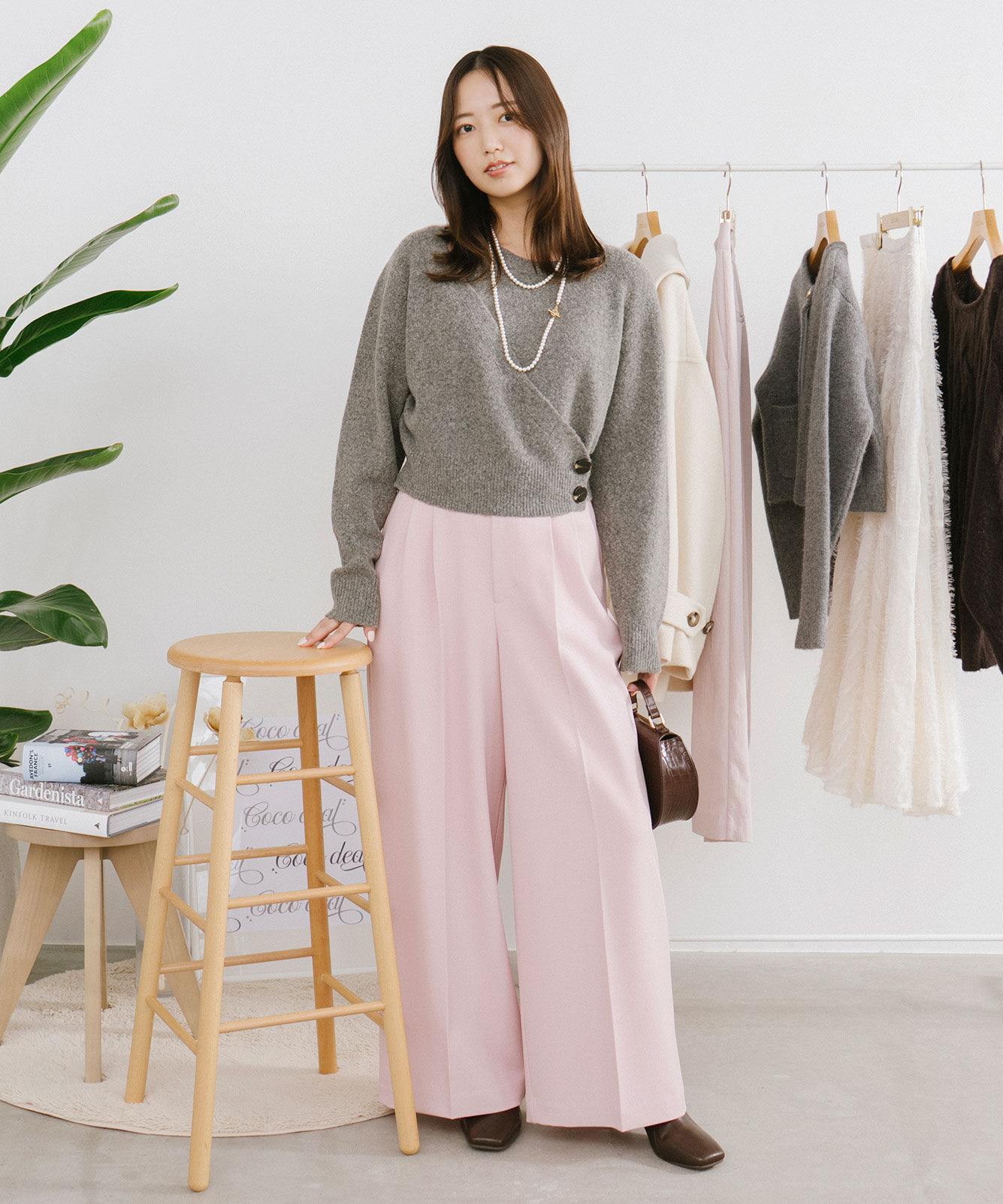 COCO DEAL「スラックスワイドパンツ」|スラックス|