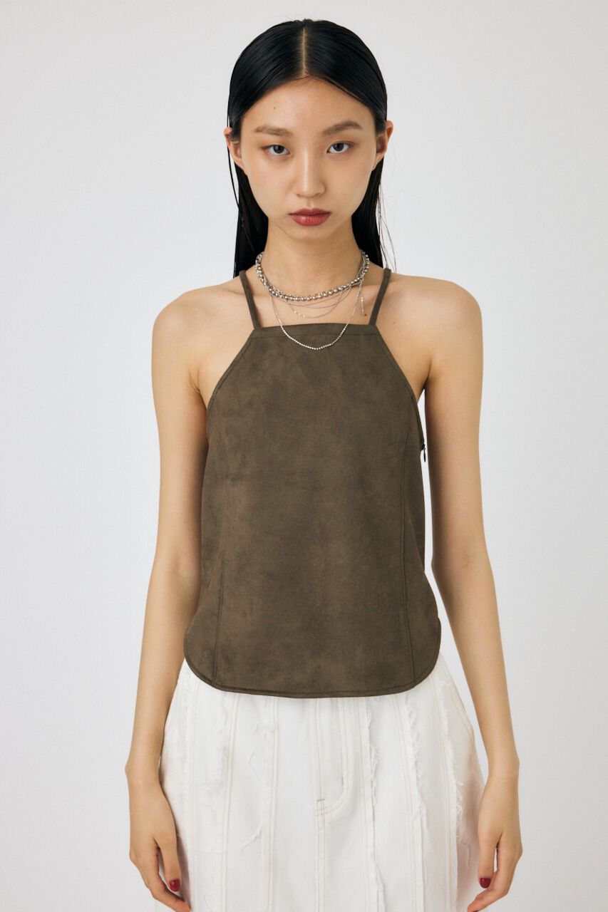 MOUSSY「F/SUEDE キャミ」|キャミソール|