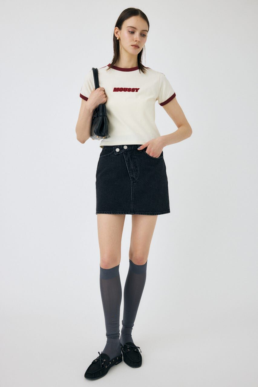 MOUSSY「CROSS WAIST ミニスカート」|スカート|