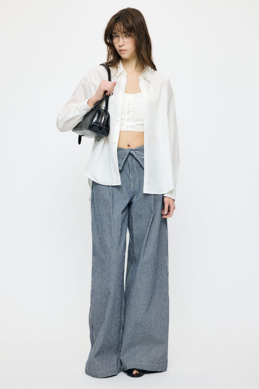 MOUSSY「CORSET DESIGN バギー」|デニム|