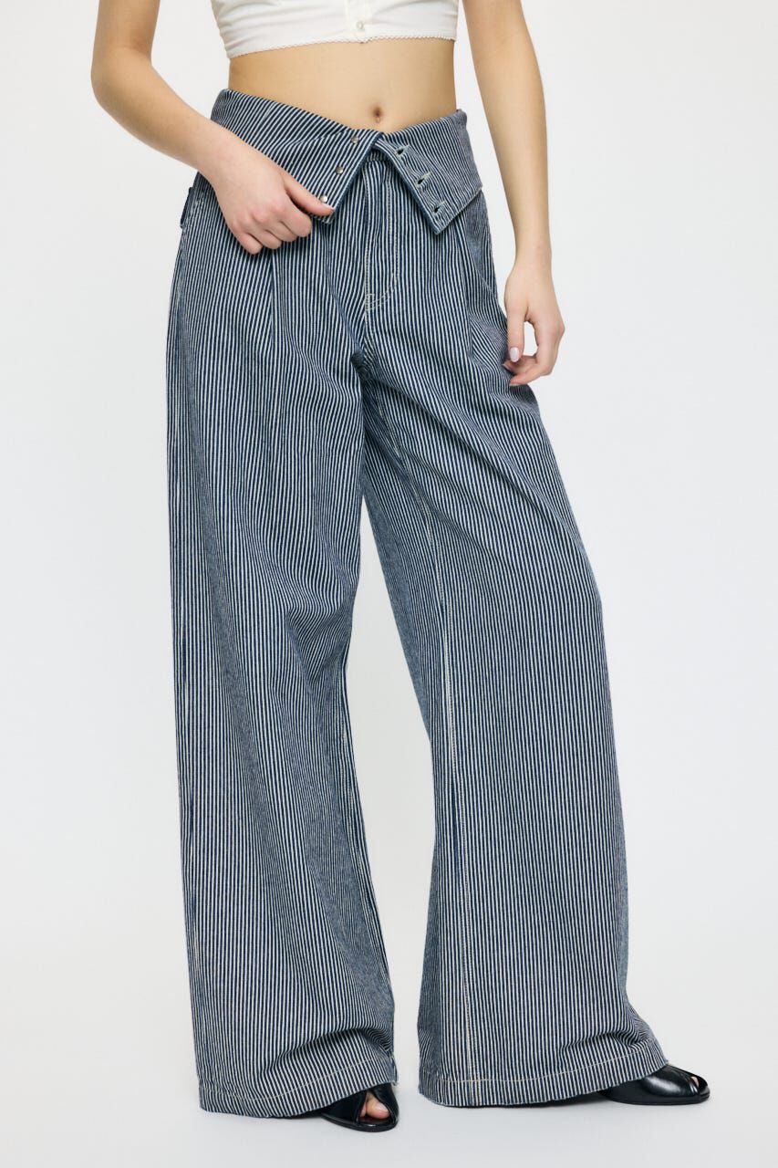 MOUSSY「CORSET DESIGN バギー」|デニム|