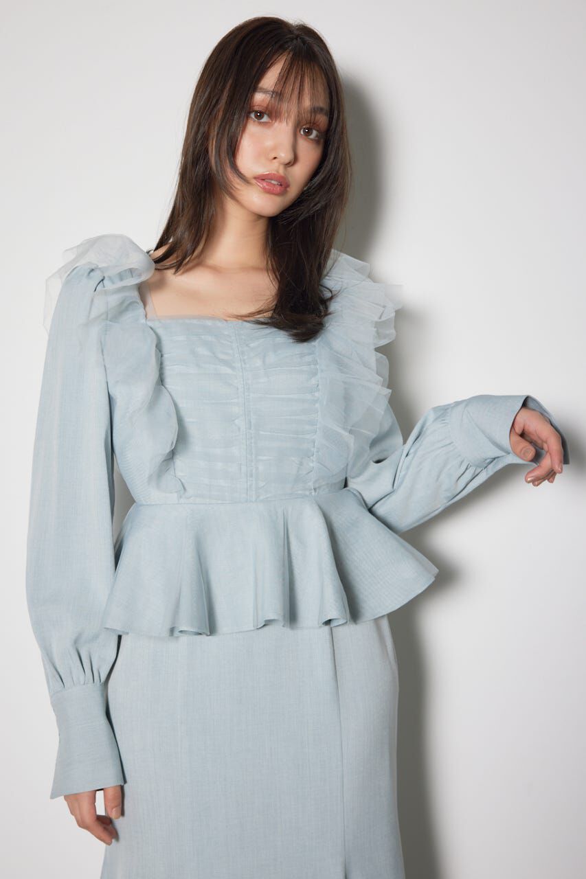 rienda「チュールドッキングマーメイドワンピース」|ワンピース|