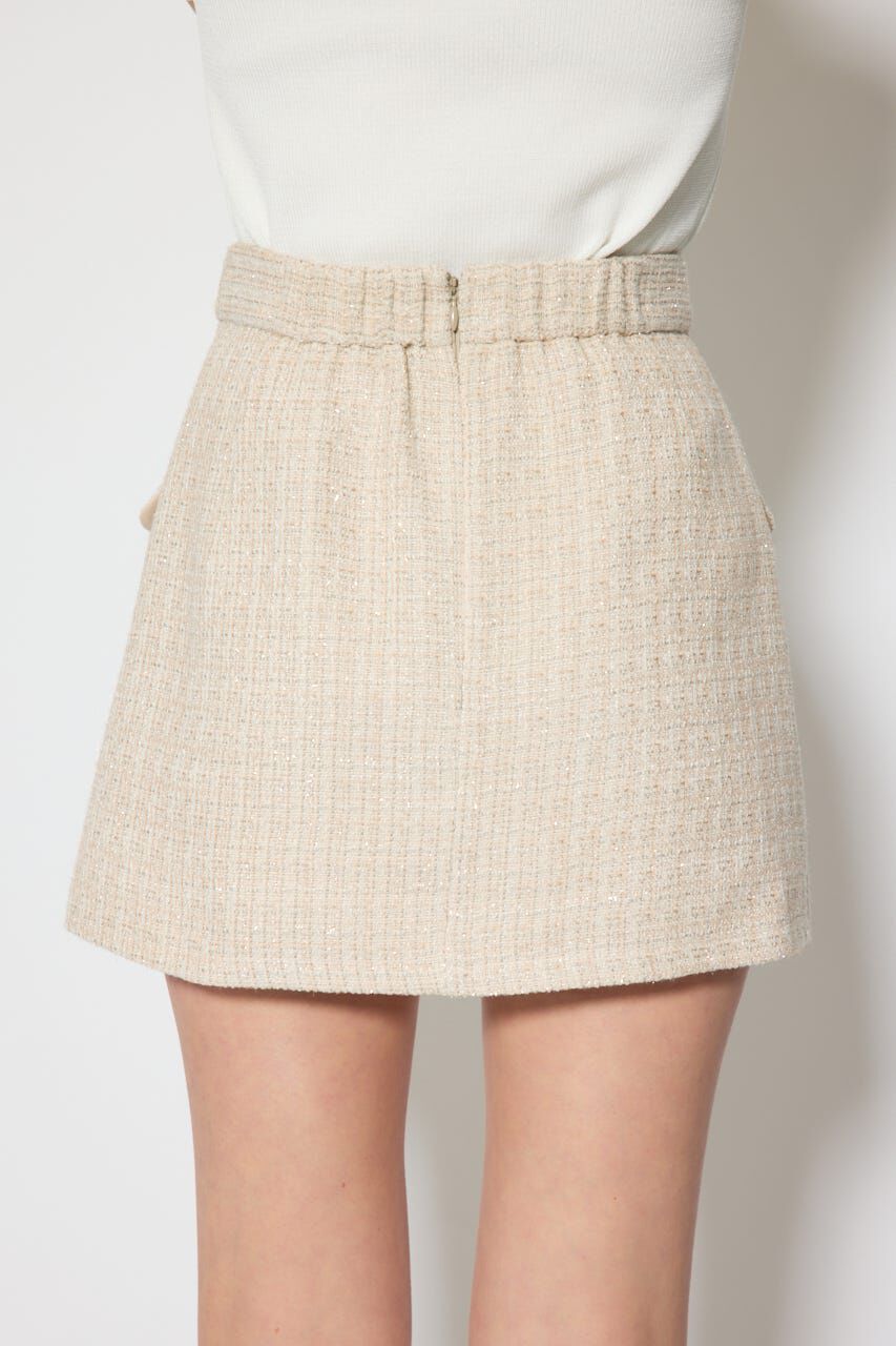 rienda「サイドラップツイードスコートショートパンツ」|その他|