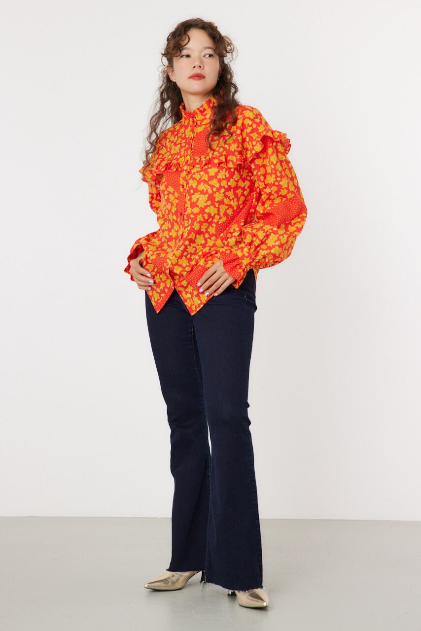 RODEO CROWNS「カットオフスリムフレアデニム」|デニム|