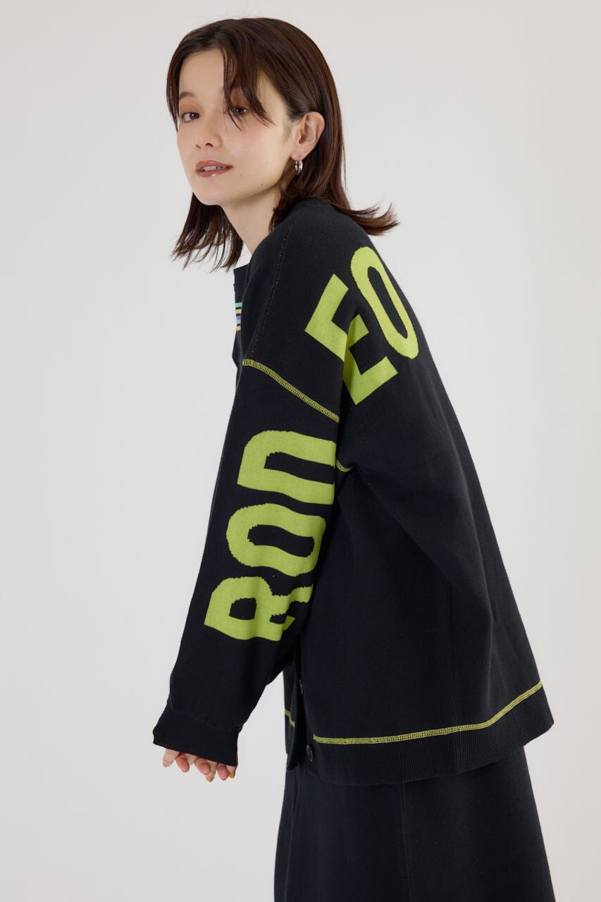 RODEO CROWNS「スウェットライクロゴカーディガン」|カーディガン|