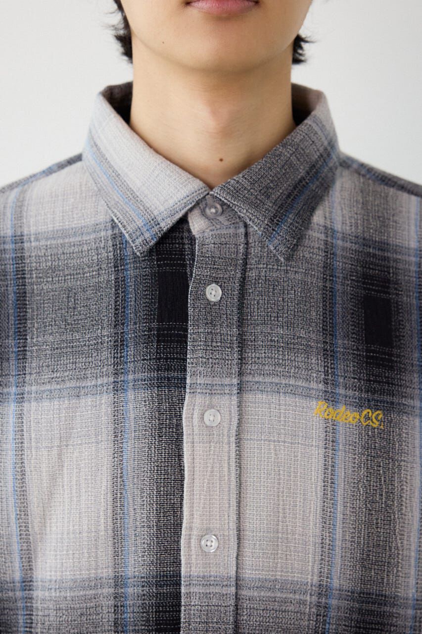 RODEO CROWNS「スカシオンブレーチェックシャツ」|シャツ・ブラウス|